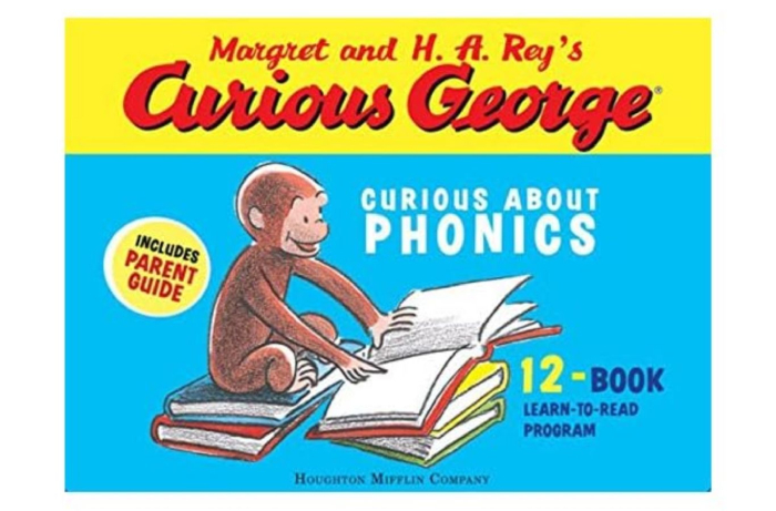 Curious George Curious About Phonics - tài liệu học tiếng anh cho bé 5 tuổi